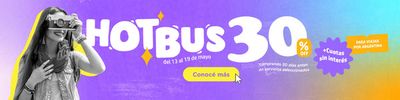Ofertas de Viajes en San Juan (San Juan) | Hot Bus 30% off al 19 de mayo de Flechabus | 14/5/2024 - 19/5/2024