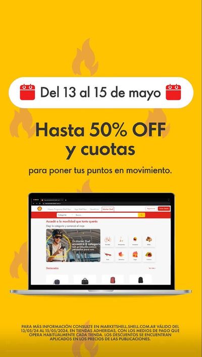 Catálogo Shell en Córdoba | Hasta 50% OFF y cuotas | 15/5/2024 - 15/5/2024