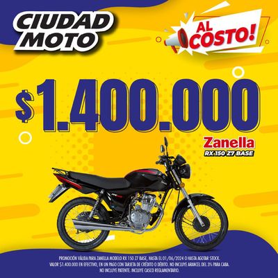 Ofertas de Autos, Motos y Repuestos en Berazategui | Ofertas Ciudad Moto al 01/06 de Ciudad Moto | 15/5/2024 - 1/6/2024