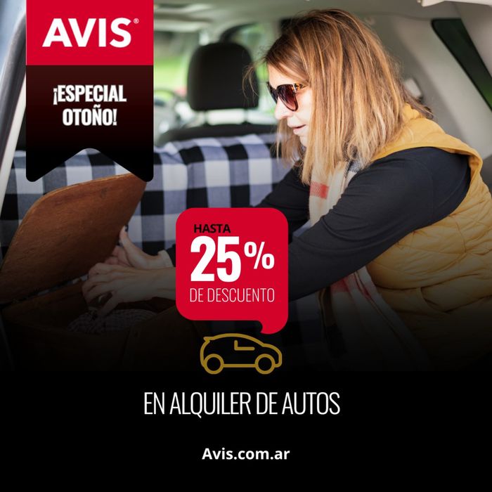 Catálogo Avis en Avellaneda (Buenos Aires) | ¡Especial Otoño! Hasta 25% de descuento | 15/5/2024 - 31/5/2024