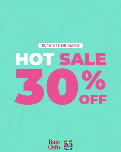 Ofertas de Restaurantes en Rosario | ¡Hot Sale en Bajo Cero! 30% OFF en 1/4 kg de Bajo Cero Helados | 15/5/2024 - 15/5/2024
