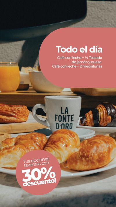 Ofertas de Restaurantes en Mar del Plata | Tus opciones favoritas con 30% descuento! de La Fonte D'oro | 15/5/2024 - 30/5/2024