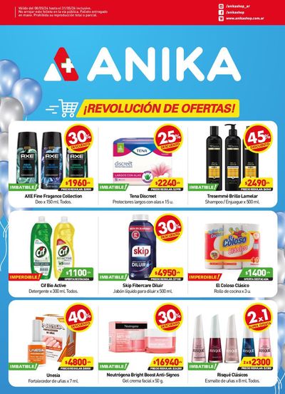 Ofertas de Perfumería y Maquillaje en San Cristóbal (Buenos Aires) | Catálogo Mayo Anika Shop de Anika Shop | 15/5/2024 - 31/5/2024
