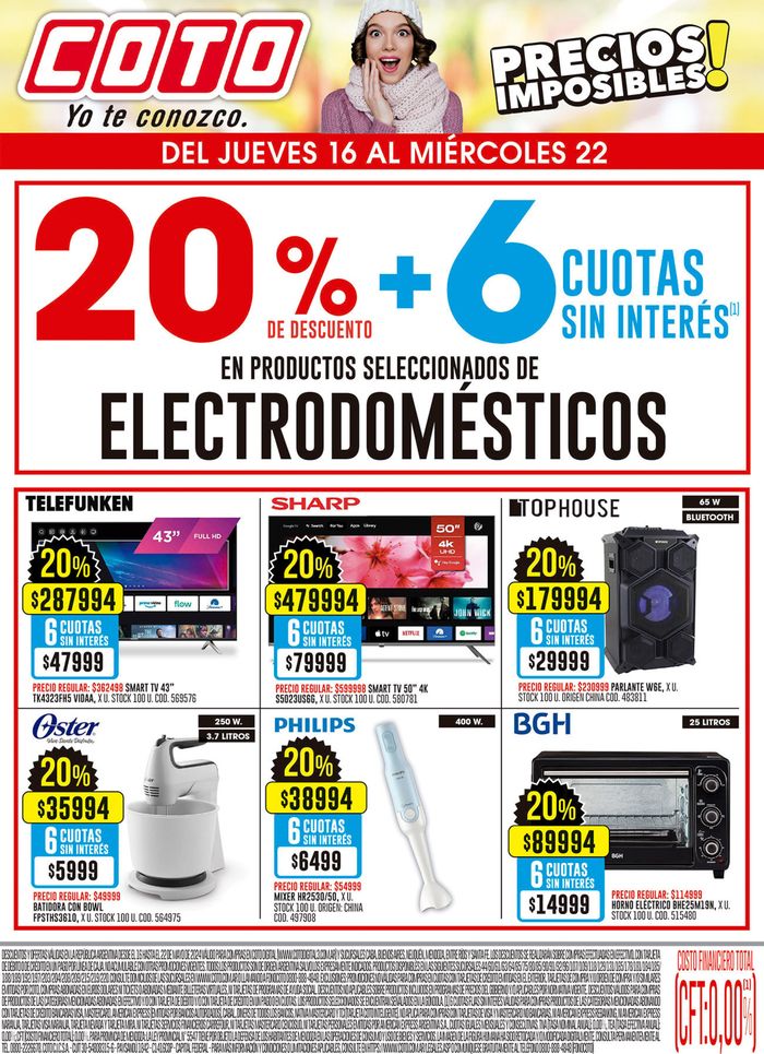 Catálogo Coto en Buenos Aires | Coto Electro | 16/5/2024 - 22/5/2024