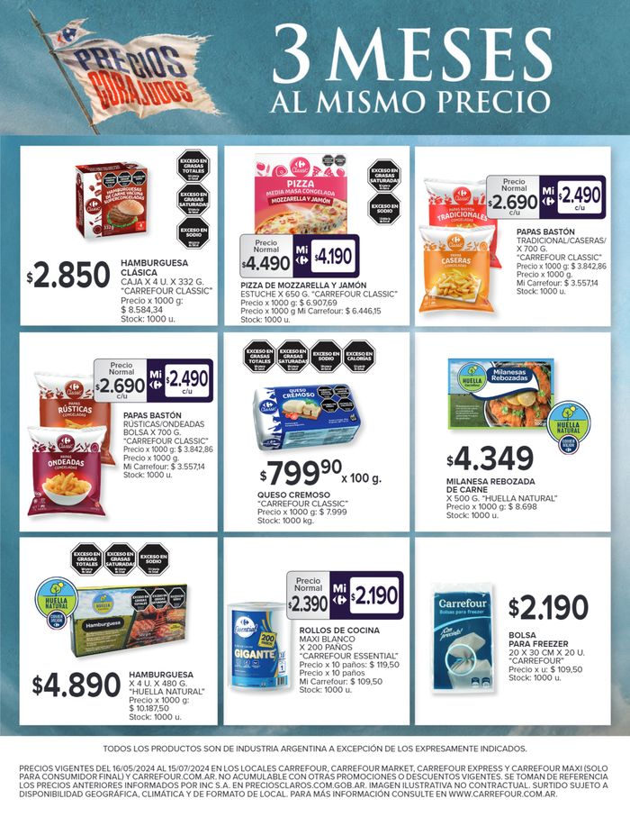 Catálogo Carrefour Market en Mar del Plata | Catálogo Ofertas Semanales Market BS AS | 16/5/2024 - 22/5/2024