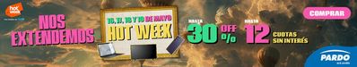 Catálogo Pardo Hogar en Olavarría | Nos Extendemos Hot Week ~ Hasta 30% off | 16/5/2024 - 19/5/2024