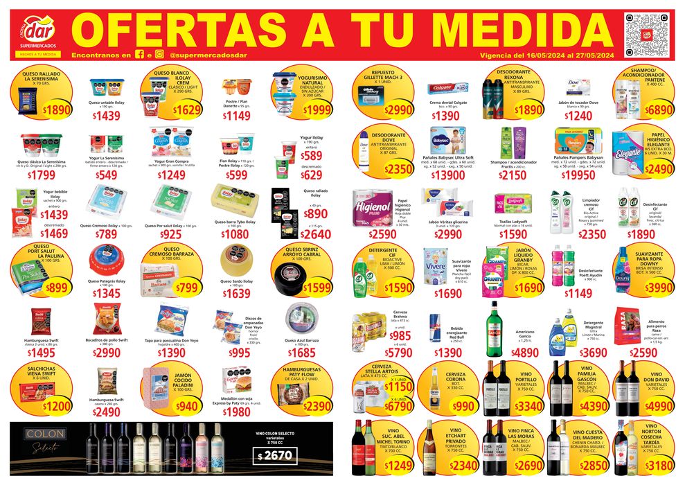 Catálogo Cadena Dar en Rosario | Catálogo Supermercados Dar | 16/5/2024 - 27/5/2024