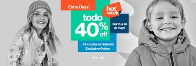 Ofertas de Ropa, Zapatos y Accesorios en Mar del Plata | Extra Days! Todo 40% off de Cheeky | 16/5/2024 - 19/5/2024