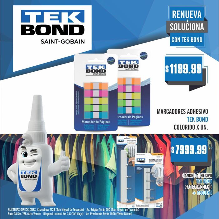 Catálogo Gomez Pardo en Yerba Buena (Tucumán) | Descubre los productos Tekbond 20% dto | 16/5/2024 - 10/6/2024