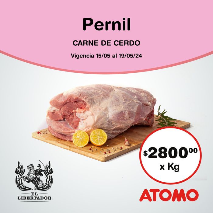 Catálogo Atomo Conviene en Córdoba | Carne de Cerdo Atomo Conviene | 17/5/2024 - 19/5/2024