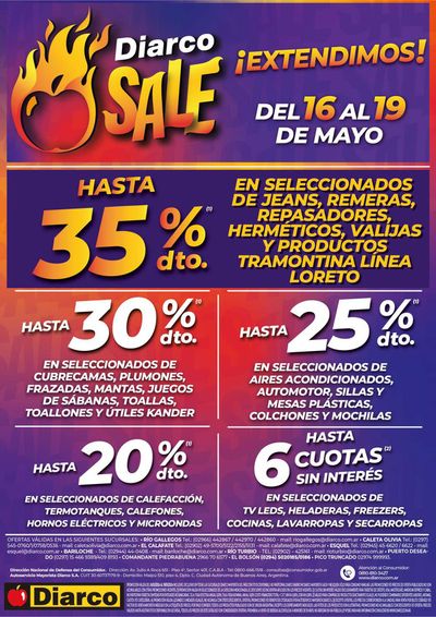 Ofertas de Hiper-Supermercados en Comandante Luis Piedrabuena | Diarco Sale Sur 2 de Diarco | 17/5/2024 - 19/5/2024