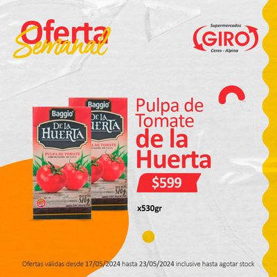 Ofertas de Hiper-Supermercados en Rafaela | Ofertas Semanales Supermercados Giro de Supermercados Giro | 17/5/2024 - 23/5/2024