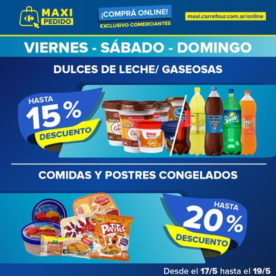Ofertas de Hiper-Supermercados en San Fernando del Valle de Catamarca | Ofertas Carrefour Maxi de Carrefour Maxi | 17/5/2024 - 19/5/2024