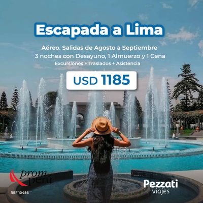 Ofertas de Viajes en San Isidro (Buenos Aires) | Promociones Pezzati Viajes de Pezzati Viajes | 24/5/2024 - 16/6/2024