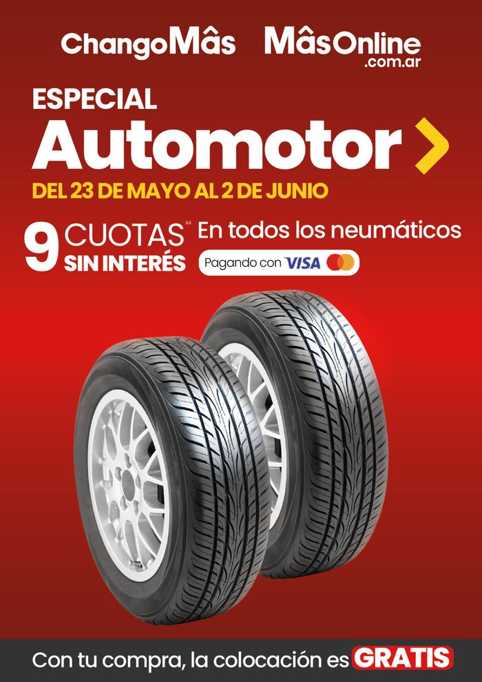 Catálogo HiperChangomas en San Luis | Ofertas Hiperchangomas ~ Especial Automotor | 27/5/2024 - 2/6/2024