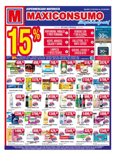 Ofertas de Hiper-Supermercados en Morón | Catálogo Maxiconsumo de Maxiconsumo | 28/5/2024 - 2/6/2024