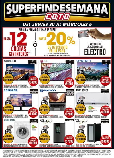 Catálogo Coto en Quilmes | Coto Afiche Electro Motivo | 30/5/2024 - 5/6/2024