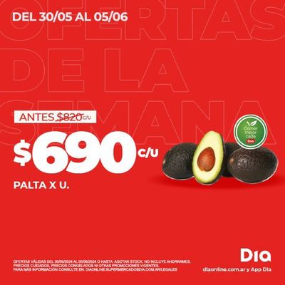Ofertas de Hiper-Supermercados en Mercedes (Buenos Aires) | Frutas y Verduras Supermercados DIA de Supermercados DIA | 30/5/2024 - 5/6/2024