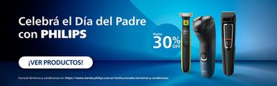 Ofertas de Electrónica y Electrodomésticos en San Isidro (Buenos Aires) | Celebrá el Día del Padre con Philips - Hasta 30% OFF de Philips | 30/5/2024 - 16/6/2024