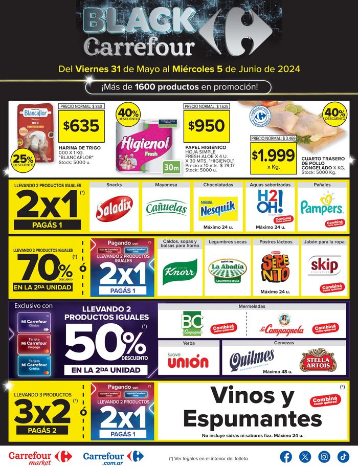 Catálogo Carrefour Market en Vicente López | Catálogo BLACK Carrefour Market BS AS | 31/5/2024 - 5/6/2024