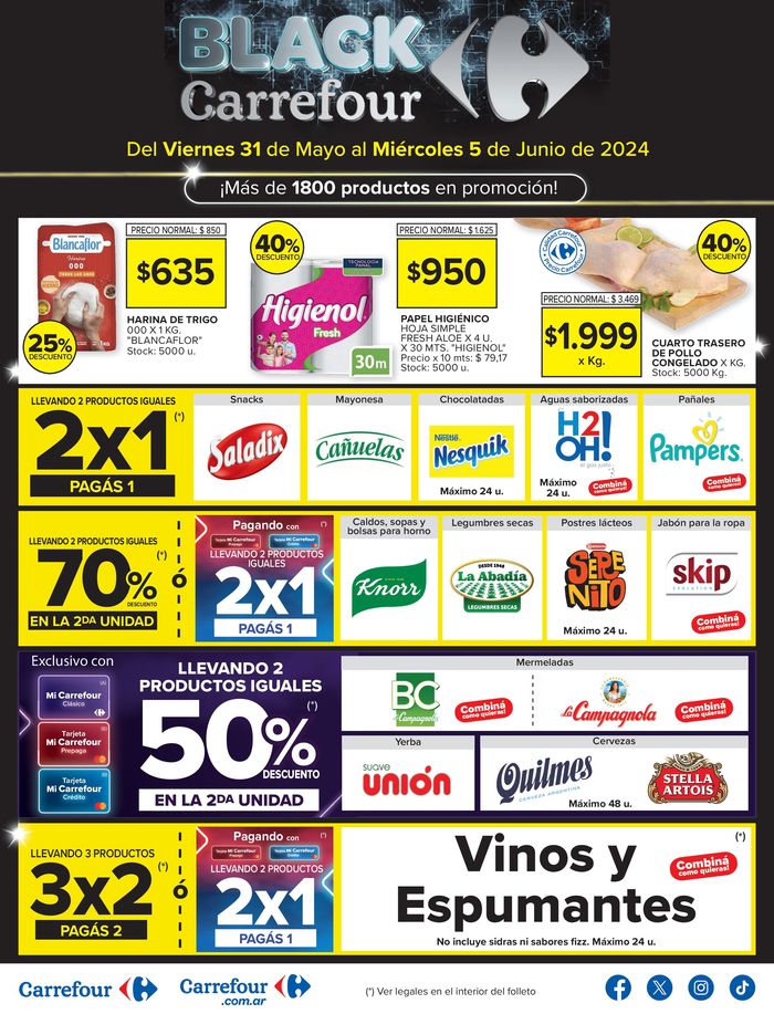 Catálogo Carrefour en Olivos | Catálogo BLACK Carrefour BS AS | 31/5/2024 - 5/6/2024