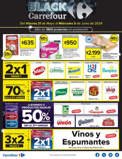 Catálogo Carrefour en Comodoro Rivadavia | Catálogo BLACK Carrefour Sur | 31/5/2024 - 5/6/2024