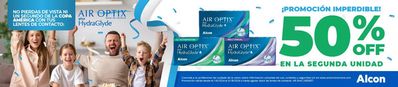 Ofertas de Farmacias y Ópticas en Morón | 50% OFF en la 2da unidad Air Optix de Lof Óptica | 10/6/2024 - 31/8/2024