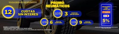 Ofertas de Autos, Motos y Repuestos en San Isidro (Buenos Aires) | Promo Neumáticos Hasta 20% OFF de Neumáticos Corral | 21/6/2024 - 31/7/2024