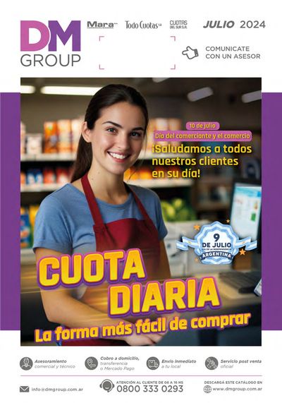 Ofertas de Electrónica y Electrodomésticos en Comodoro Rivadavia | Catálogo Julio 2024 – DM Group - Cuotas del Sur de Cuotas del Sur | 1/7/2024 - 31/7/2024
