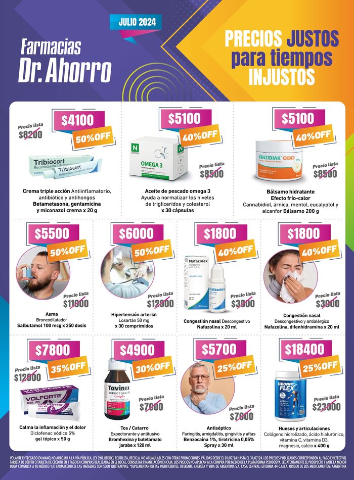 Catálogo Farmacias del Dr Ahorro en Lomas de Zamora | Catálogo Julio Farmacias del Dr Ahorro | 2/7/2024 - 31/7/2024