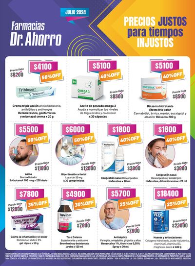 Ofertas de Farmacias y Ópticas en Castelar | Catálogo Julio Farmacias del Dr Ahorro de Farmacias del Dr Ahorro | 2/7/2024 - 31/7/2024