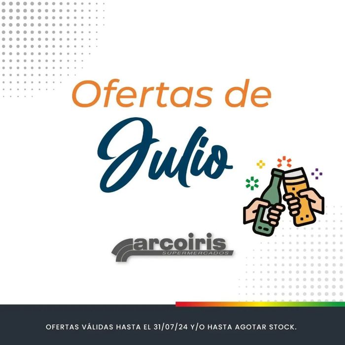 Catálogo Arcoiris Supermercados | Ofertas Julio Supermercados Arcoiris | 9/7/2024 - 31/7/2024