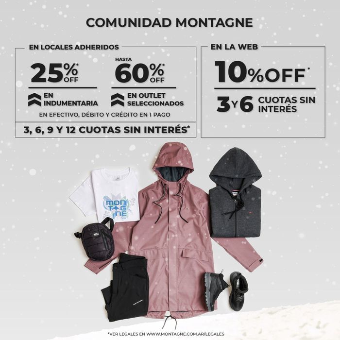 Catálogo Montagne en Buenos Aires | 10% OFF en la web y hasta 60% OFF en locales | 10/7/2024 - 31/7/2024