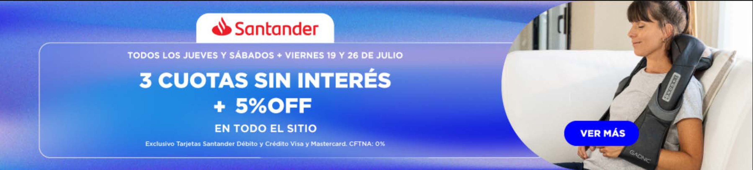 Catálogo Bidcom | 5% OFF en todo con Santander | 11/7/2024 - 26/7/2024