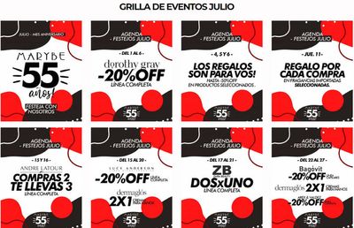 Ofertas de Perfumería y Maquillaje en Santiago del Estero | Grilla de Promociones Julio 20% OFF de Marybe Perfumerías | 10/7/2024 - 27/7/2024