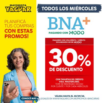 Catálogo Supermercados Yaguar en Mendoza | Todos los miércoles 30% de descuento | 11/7/2024 - 30/9/2024