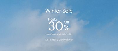 Ofertas de Ropa, Zapatos y Accesorios en Vicente López | Winter Sale Hasta 30% Off de Calvin Klein | 16/7/2024 - 30/7/2024