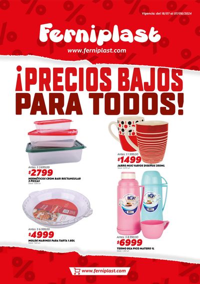 Ofertas de Hiper-Supermercados en Córdoba | Catálogo Ferniplast de Ferniplast | 18/7/2024 - 7/8/2024