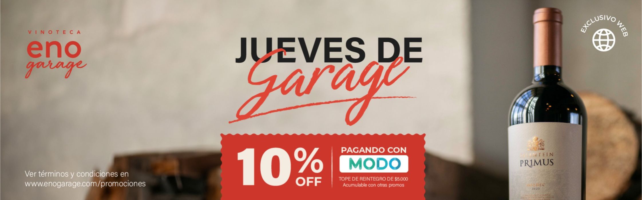Catálogo Enogarage | Jueves de Garage 10% OFF con Modo | 18/7/2024 - 1/8/2024