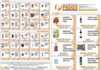 Catálogo Pasos Supermercado en Morón | Catálogo Supermercado Pasos | 22/7/2024 - 28/7/2024