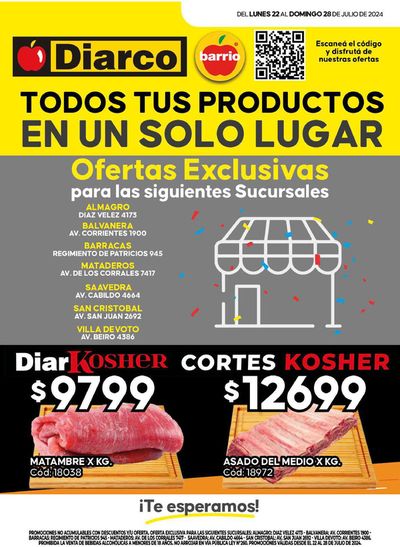 Catálogo Diarco en Buenos Aires | Ofertas Diarco Especial DB | 22/7/2024 - 28/7/2024