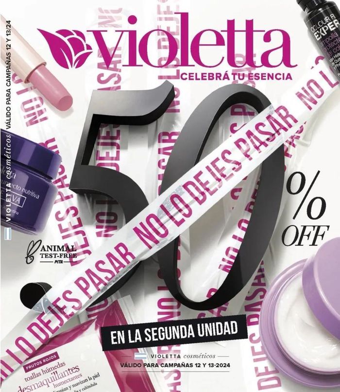 Catálogo Violetta Fabiani | Catálogo Violetta Campaña 12 y 13  | 23/7/2024 - 23/8/2024