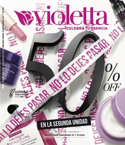 Ofertas de Perfumería y Maquillaje en Quilmes | Catálogo Violetta Campaña 12 y 13  de Violetta Fabiani | 23/7/2024 - 23/8/2024