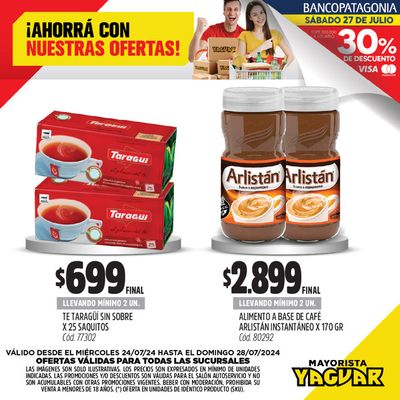 Ofertas de Hiper-Supermercados en Santa Fe | Ofertas Supermercados Yaguar de Supermercados Yaguar | 25/7/2024 - 28/7/2024