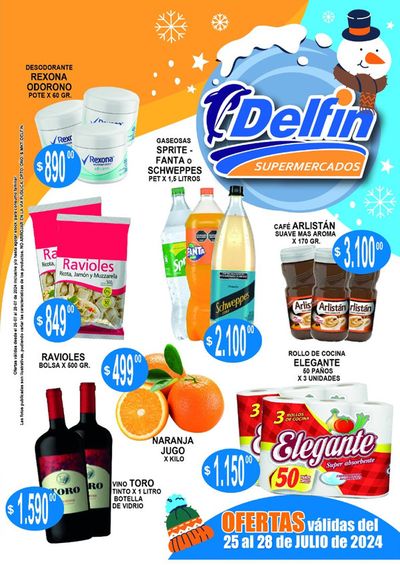 Catálogo Delfin Supermercados | Catálogo Supermercados Delfin Oncativo | 25/7/2024 - 28/7/2024