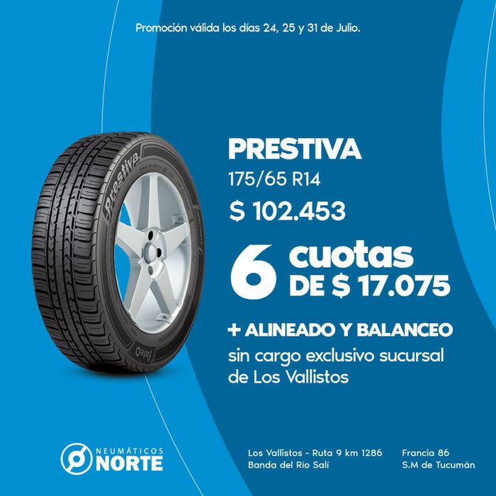 Catálogo Neumáticos Norte | Ofertas Neumáticos Norte | 25/7/2024 - 31/7/2024