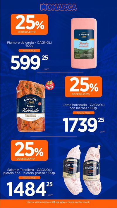 Catálogo Supermercados Monarca | Ofertas Supermercados Monarca | 25/7/2024 - 28/7/2024