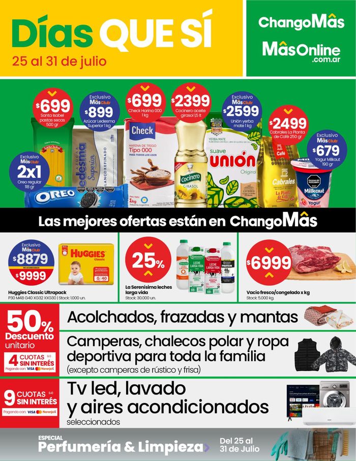Catálogo HiperChangomas en Martínez | Catálogo Hiperchangomas | 25/7/2024 - 31/7/2024
