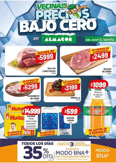 Ofertas de Hiper-Supermercados en Villa Carlos Paz | Catálogo Almacor de Almacor | 26/7/2024 - 30/7/2024