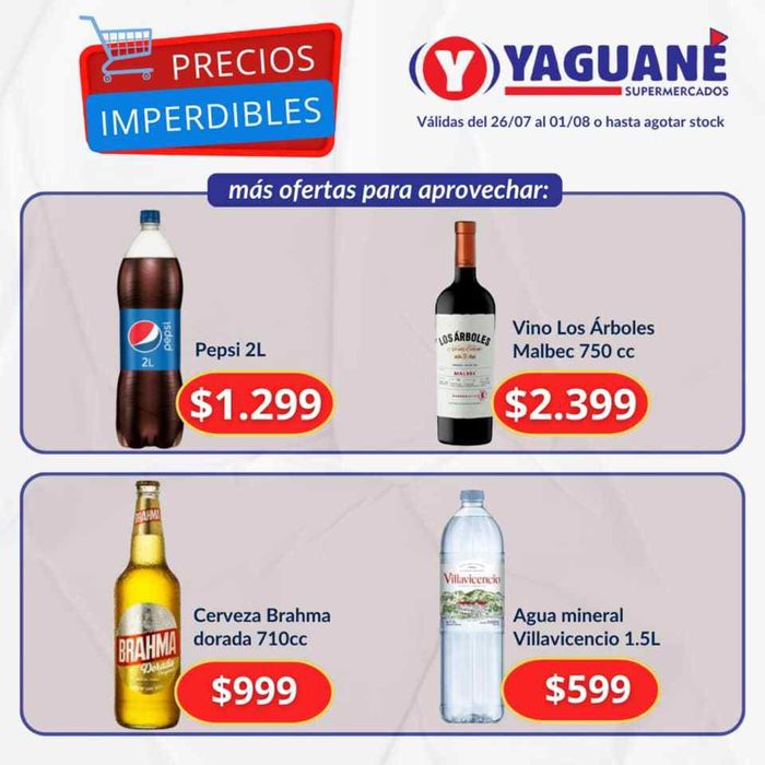 Catálogo Yaguane Supermercados | Ofertas Yaguane Supermercados | 26/7/2024 - 1/8/2024